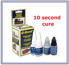 Q-Bond Ultra Strong Adhesive & Filling Powders - Rock Hard in 10 Seconds!!