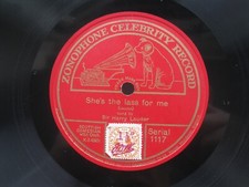 HARRY LAUDER 78 RPM SHE'S THE