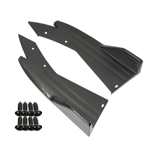 Car rear bumper - rear, spoiler