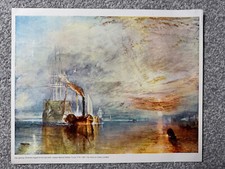 William Turner 'Fighting Temeraire Tugged Last Berth' National Gallery art print