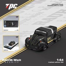 TPC 1:64 Beetle RWB Refitting Wide Body Alloy Vehicle Model Car -JPS Black Gold