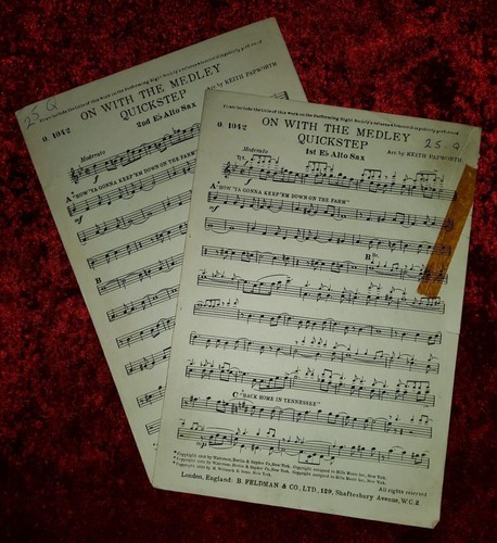 Vintage sheet music choice - sheet, of