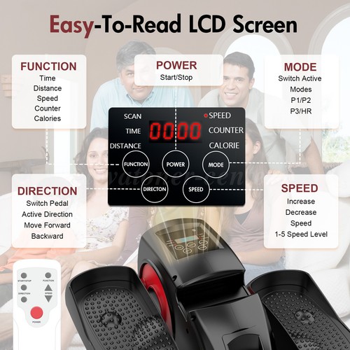 Under desk elliptical trainer - under,