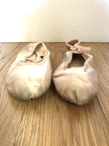 Pink satin full sole dance - satin,
