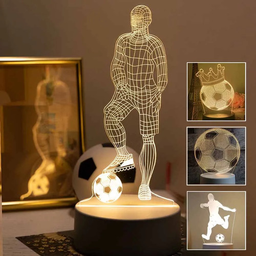 Usb led football - 3d, theme