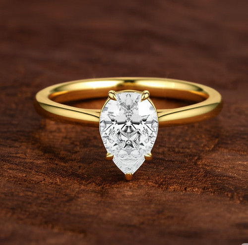 Pear diamond wedding - pear,