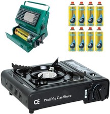 Butane Gas + Portable Camping Outdoor Stove / Heater Cooker  Burner BBQ Cooking