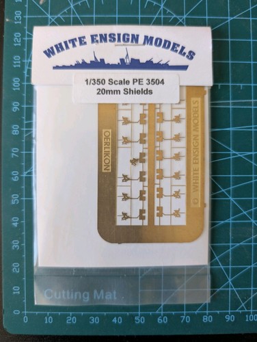 White ensign 350 20mm - white, 1/350