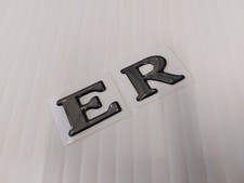Bessacarr Resin Domed 2006 Front Name Letter Stickers - SINGLE