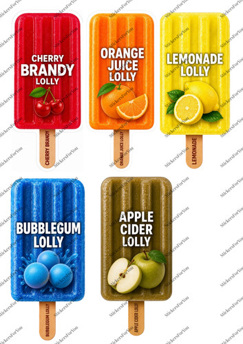 Ice lollies - -, van