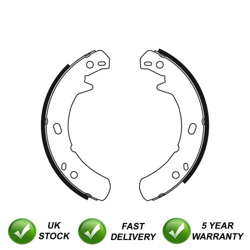 Hand brake shoes - set, rear