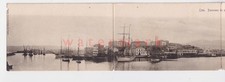 CRETE Greece PANORAMA DU PORT DE LA CANÉE Cavaliero QUADRUPLE POSTCARD - GR340