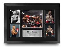 Mike Tyson Signed Boxing A3