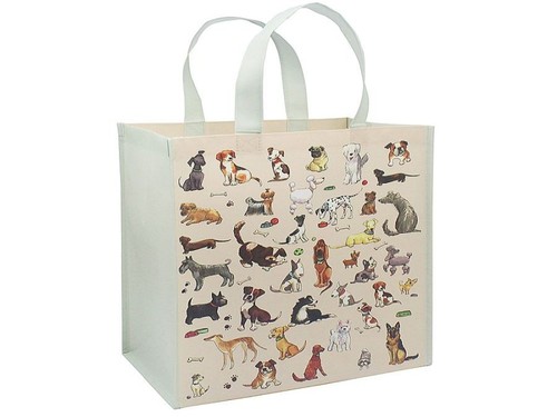 Reusable shopping bag - reusable, dog