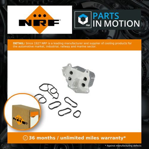 Oil cooler fits mitsubishi nrf - oil,