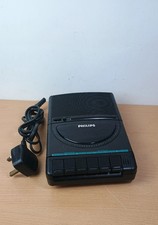 PHILIPS D6280 CASSETTE TAPE PLAYER & RECORDER BLACK TESTED EXCELLENT CONDITION
