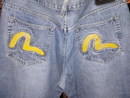 Vintage evisu denim jeans - vintage,