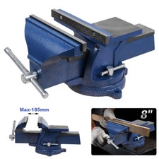 8" Heavy Duty Work Bench Vice Engineer Jaw 360° Swivel Base Workshop Vise Clamp