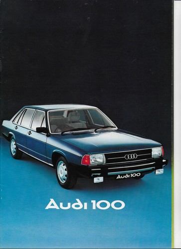 Audi 100 saloon brochure - saloon, (