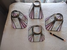 4 Tiffany Style Lamp/S. Stain