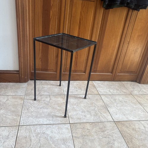 Vintage wrought iron side end - vintage,