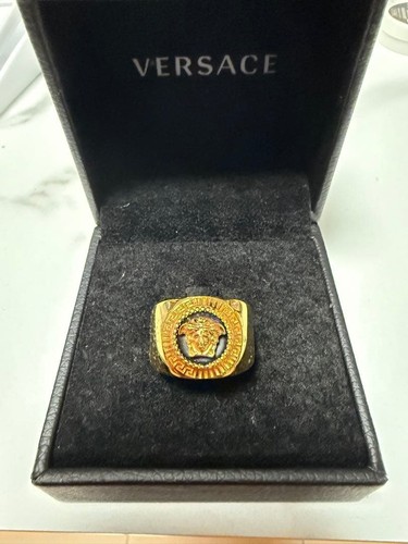 Versace lion head gold - versace,