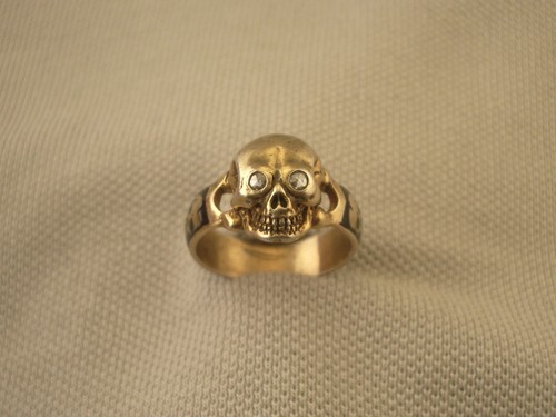 Antique vtg gold plated silver - gold,