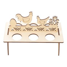 Wooden Egg Holder Household