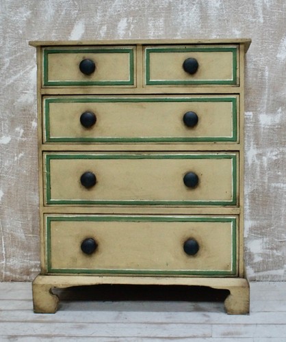 Victorian painted chest - victorian, of