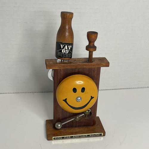 Vintage bar bell - bell, bottle