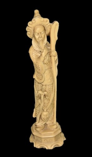 Chinese old man - old, resin