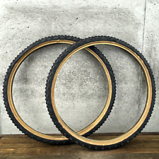 Vintage Gary Fisher Fat Trax Tires Gum Wall 26" 1.9 90s Pair Montare Pro Caliber