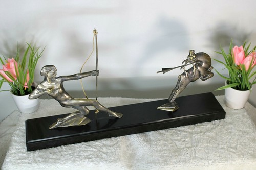 Antique art deco spelter - deco,