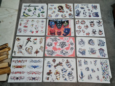 12 X Original Vintage Tattoo