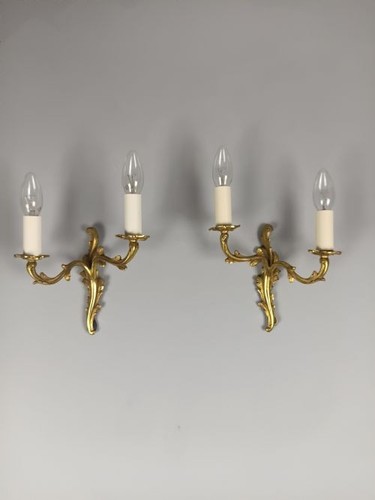 Small pair french gilt - of,