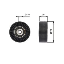 DEFLECTION/GUIDE PULLEY