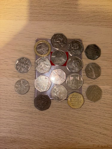 Rare 50p coin bundle - coin, bundle.