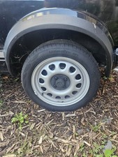 VW G60 Steel Wheels 6Jx15 4x100 Stud with Tyres and centre caps 