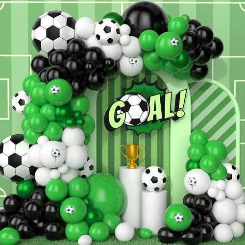 Football balloon arch kit - football,
