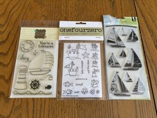 Job lot clear stamp sets Sail