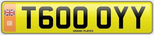 Toy number plate t600 - toy,