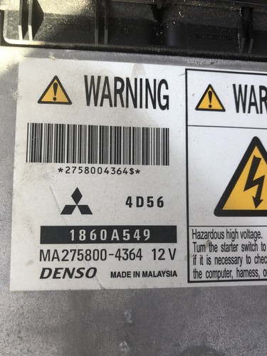 Mitsubishi l200 ecu - ecu, 1860a549