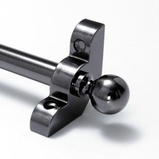 Antique Pewter Stair Rods - 1/2" x 28.5" - Premium Range - Ball Finial