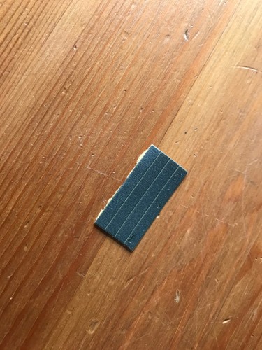 Track cleaner stick strips - cleaner, on