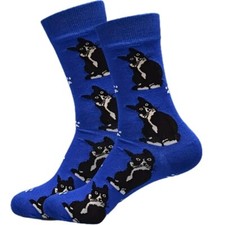 new 1pr ladies Tuxedo cat mid
