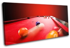 Red Pool Table Games Room Man