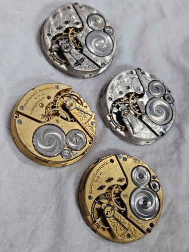 Elgin pocket watch movements - pocket,