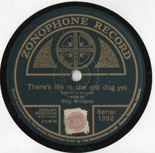 BILLY WILLIAMS MUSIC HALL 78 -