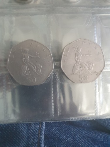 1980 new pence 50p - , coin
