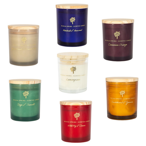 130g scented candles natural - scented,